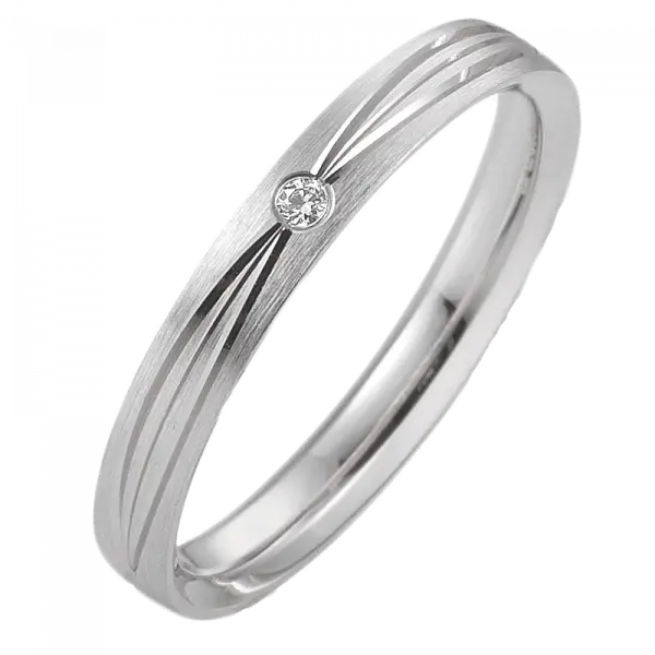 alliance de mariage or et diamant