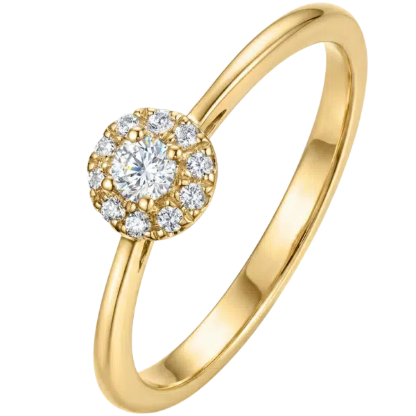 Bague fiançaille chou