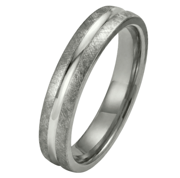 Alliance homme tantale et platine