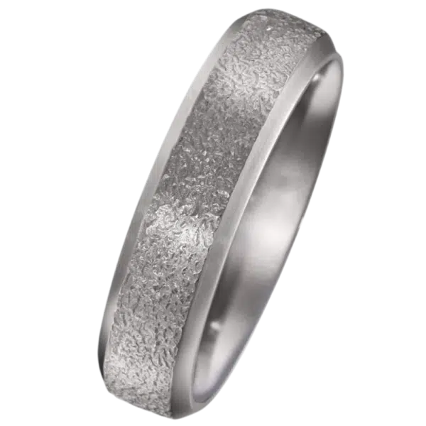 alliance de mariage tantale effet pierre